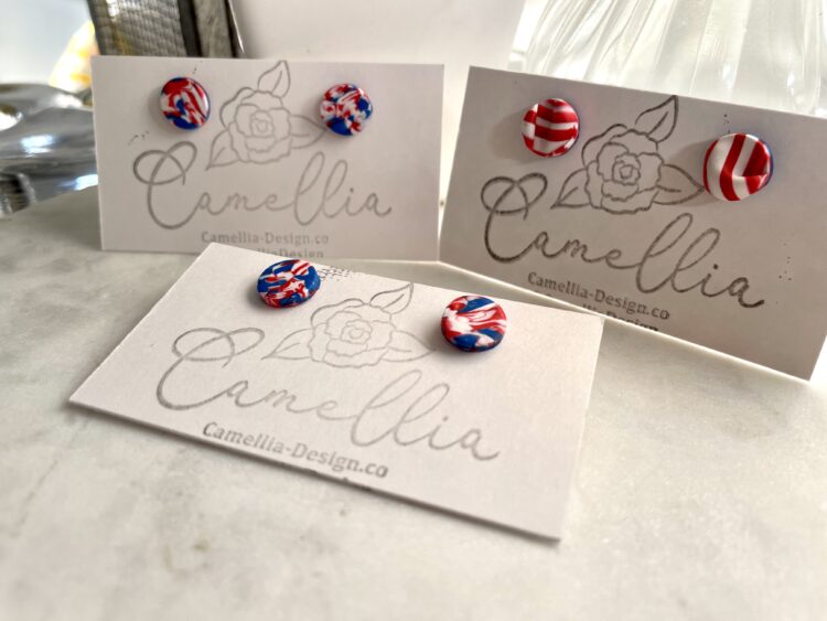 4th of July Stud Earrings