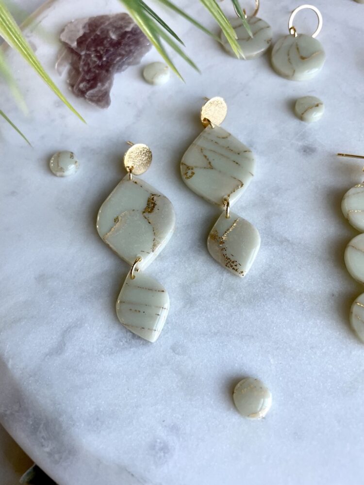 Aventurine Teardrop Earrings