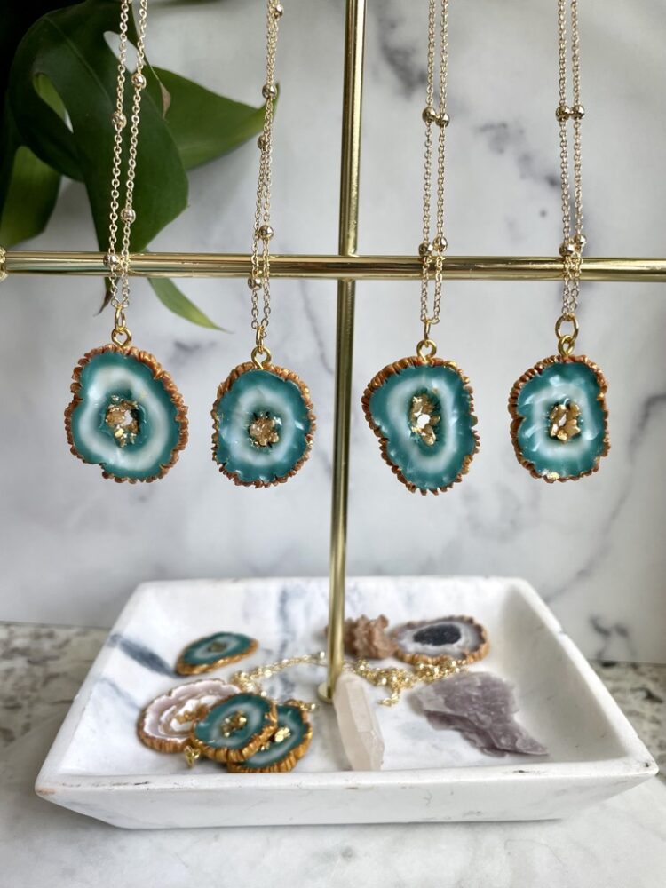 Agate Geode Jewelry