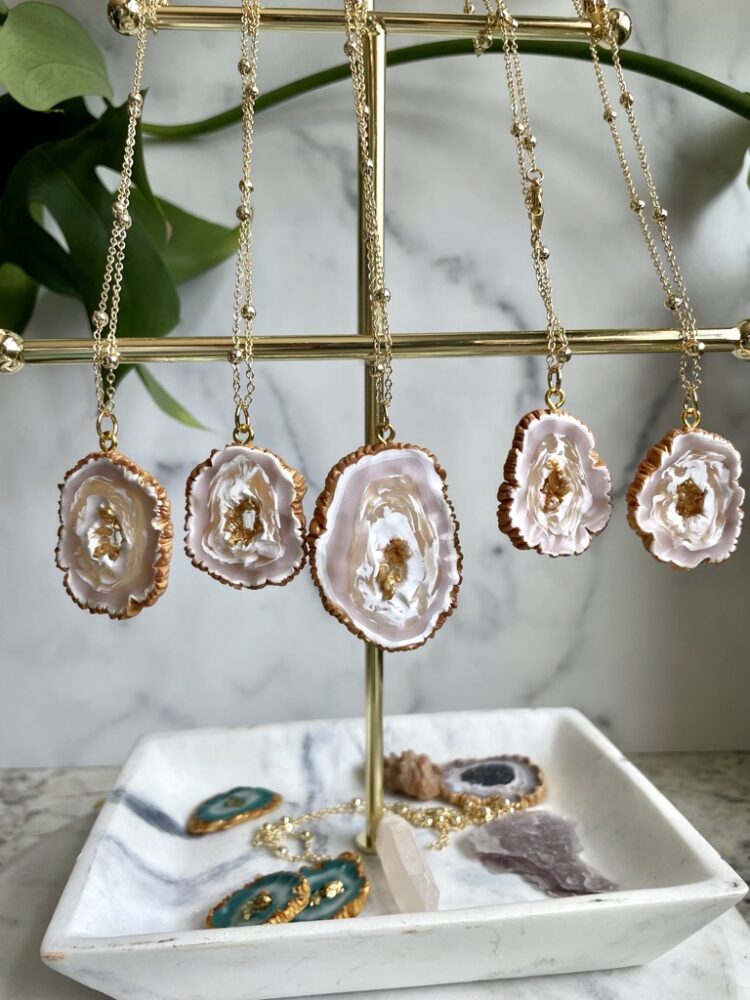 Agate Geode Jewelry