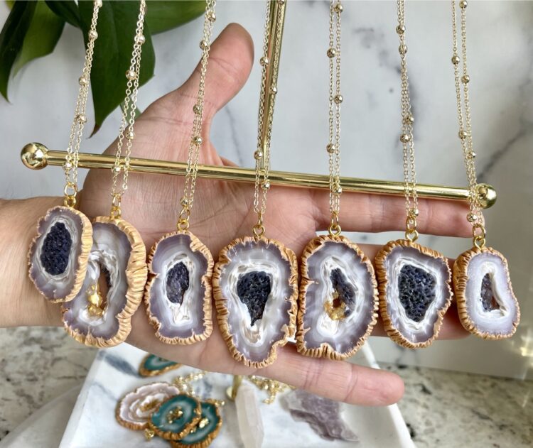 Agate Geode Jewelry