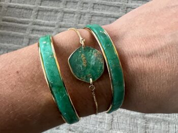 Emerald Cuff bracelet